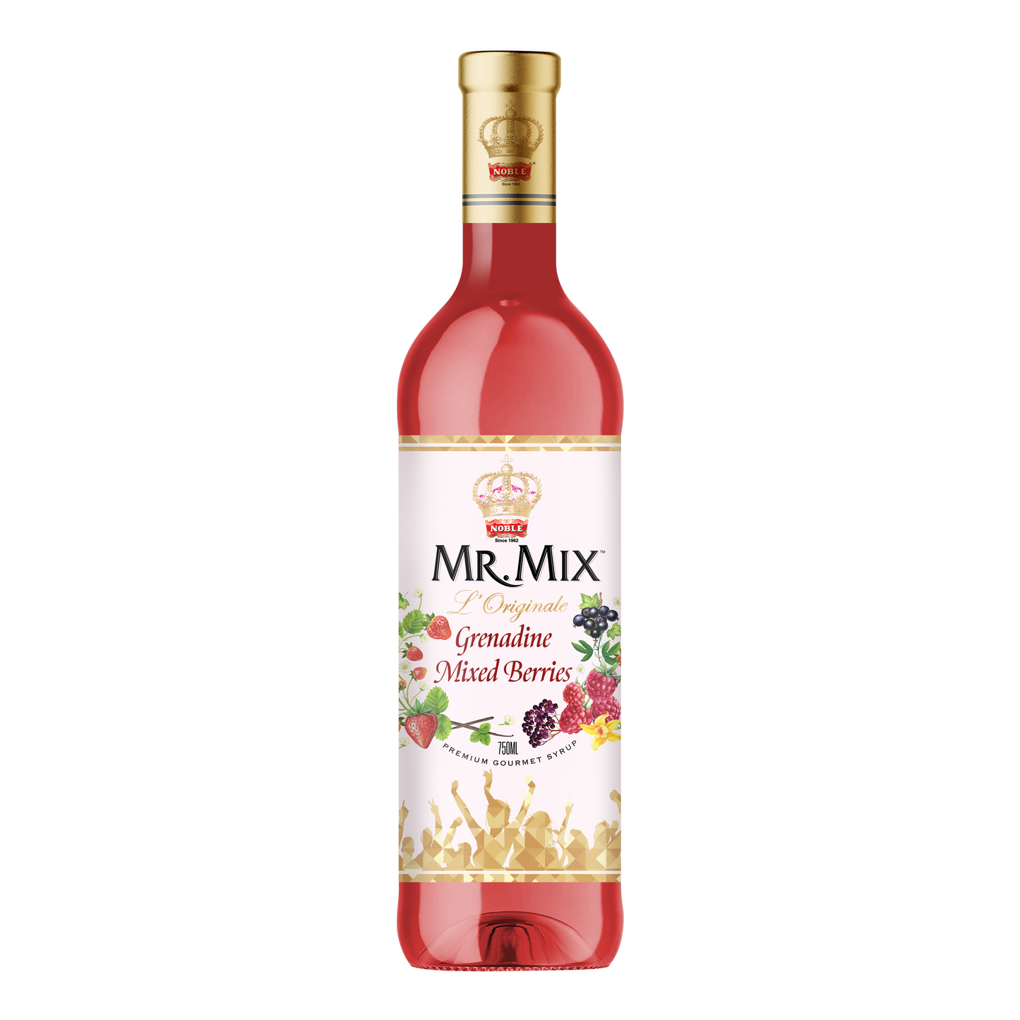 Mr. Mix Premium Gourmet Syrups Grenadine Mixed Berries